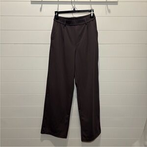 Halara Brown Stretchy Trouser Pants